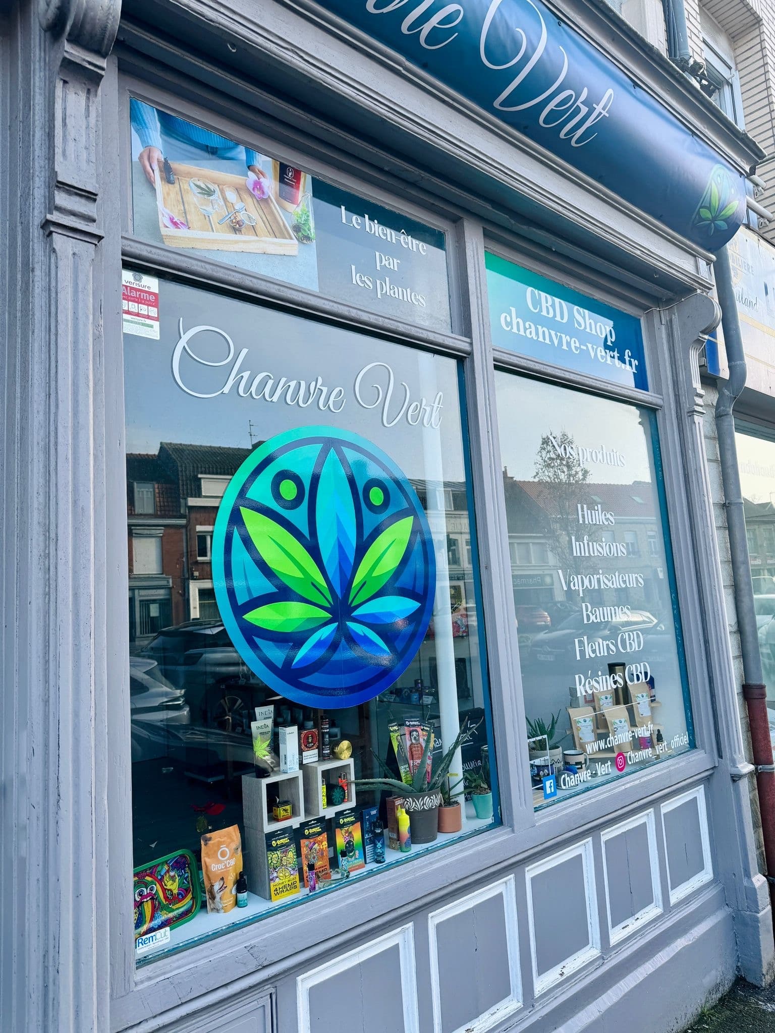 Devanture Chanvre Vert Wormhout