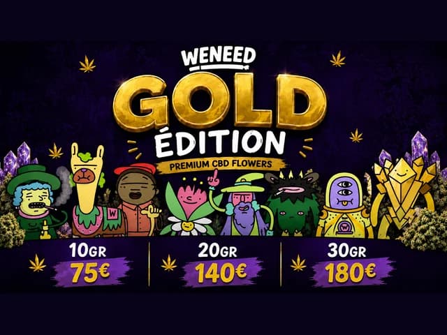 Pack weneed Gold CBD Indoor
